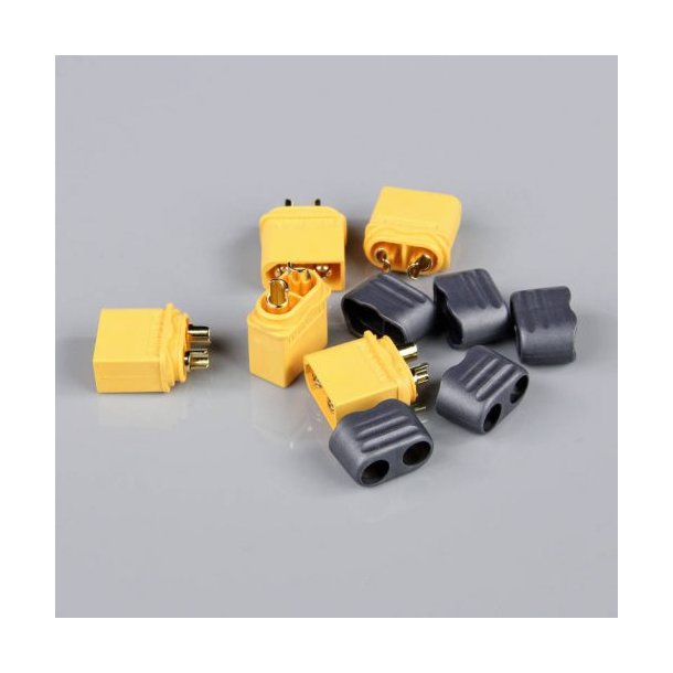 XT60 MALE WITH CAP (ESC END) (5PCS)